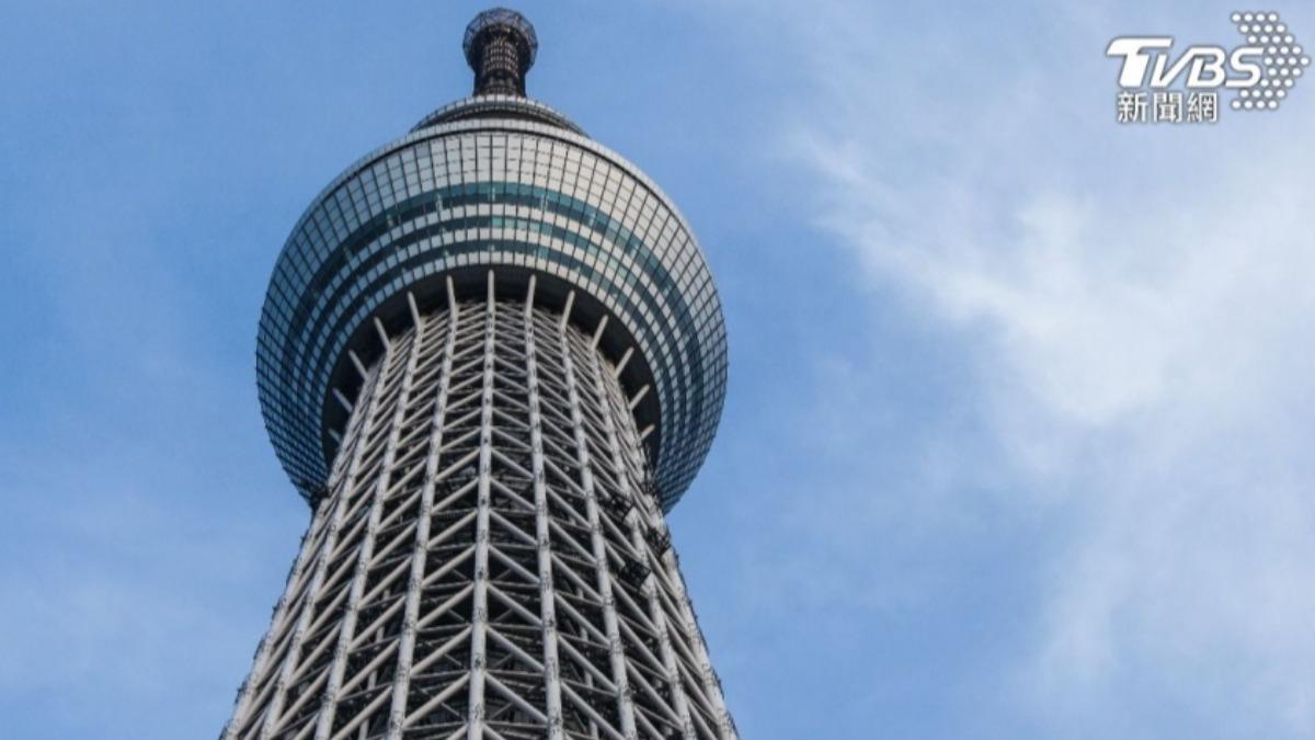 日本東京晴空塔電梯內受困的20名乘客均平安脫困。(圖/達志影像shutterstock)
