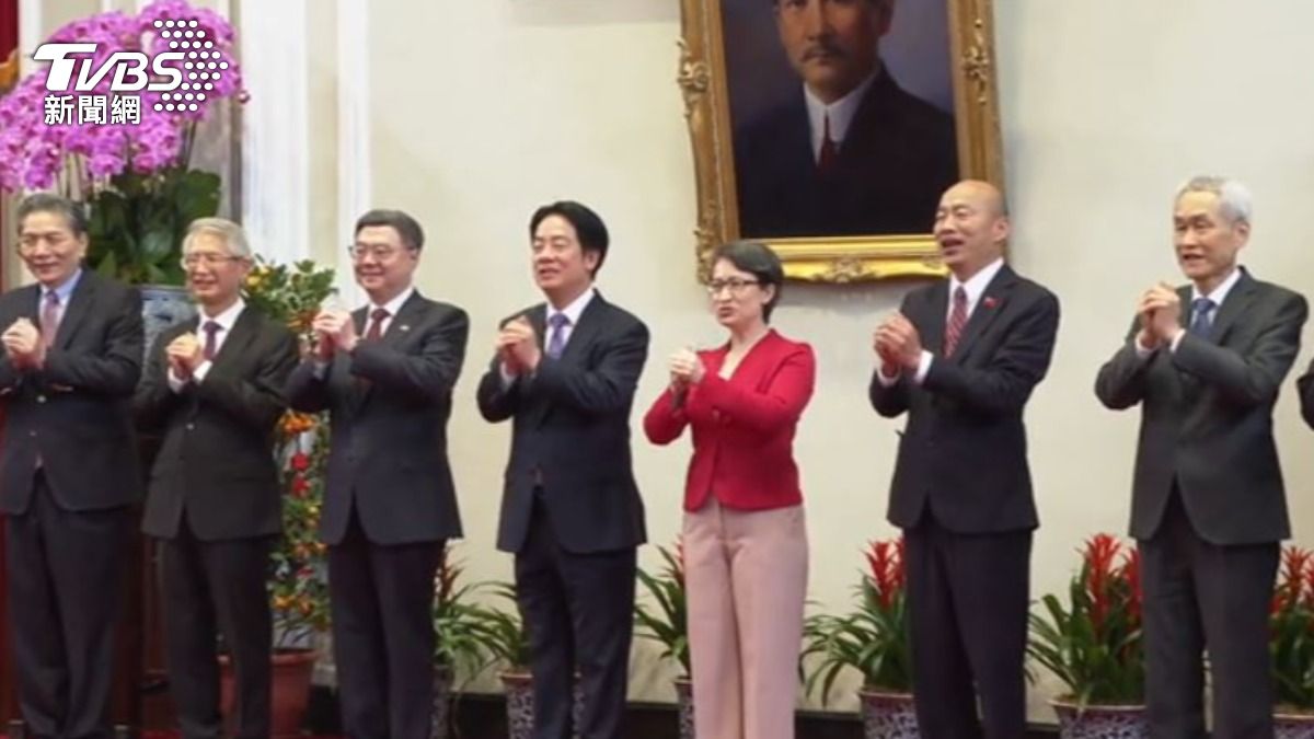 總統賴清德邀請五院院長茶敘。(圖/TVBS)