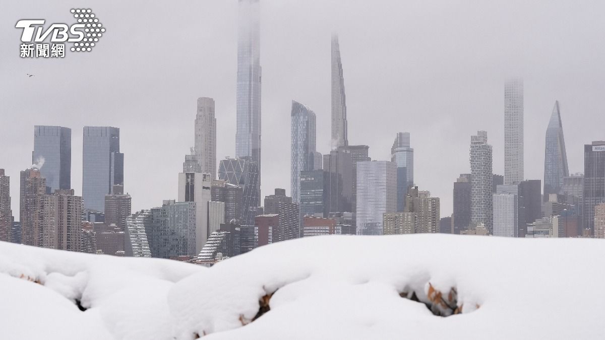 紐約破紀錄暴雪(圖/達志影像美聯社)