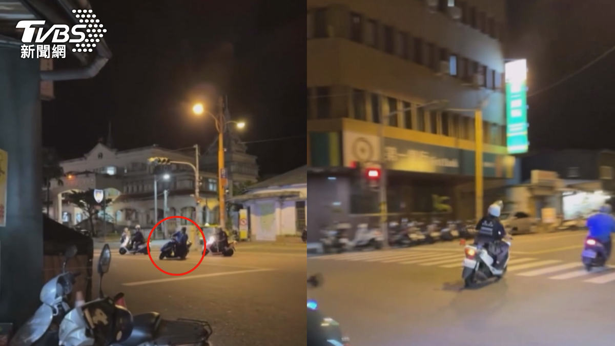 追逐過程中，黃男騎車忽左忽右，不斷鑽進巷弄又駛回馬路，試圖甩開警方。（圖／翻攝Threads_jhen._.ee）