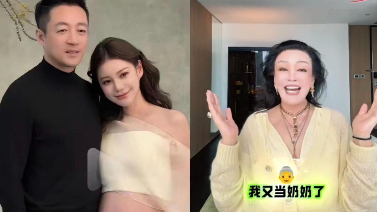 張蘭透露媳婦馬筱梅生了。（圖／翻攝自微博）