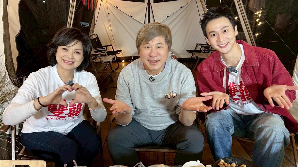 楊貴媚、胡瓜、劉冠廷一起出遊。（圖／下面一位提供）