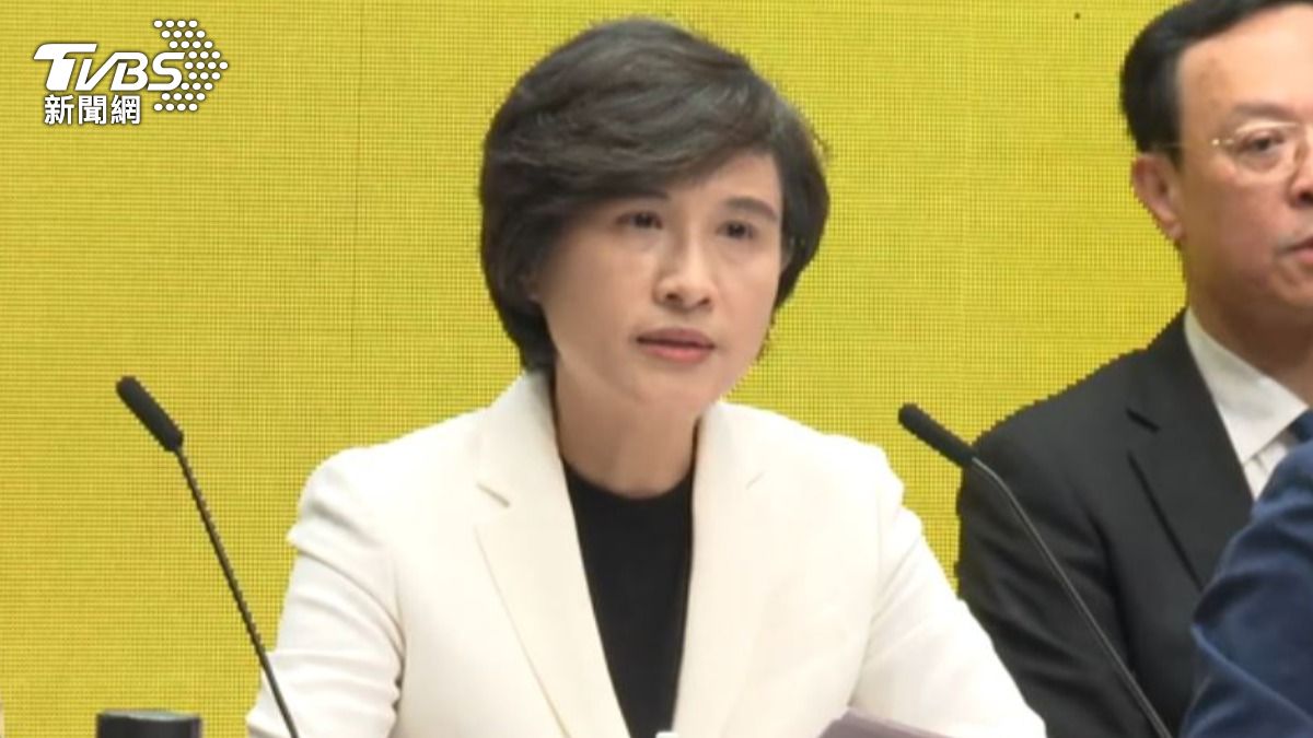 行政院副院長鄭麗君。(圖/TVBS)
