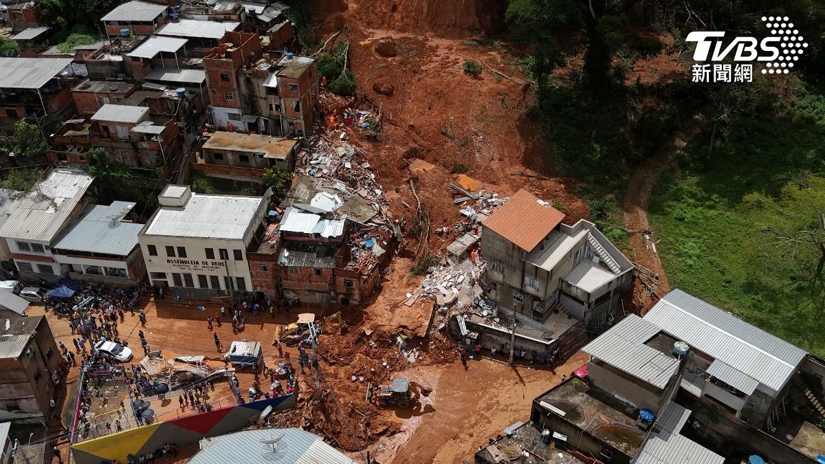 巴西南部豪雨成災 至少25死43失蹤