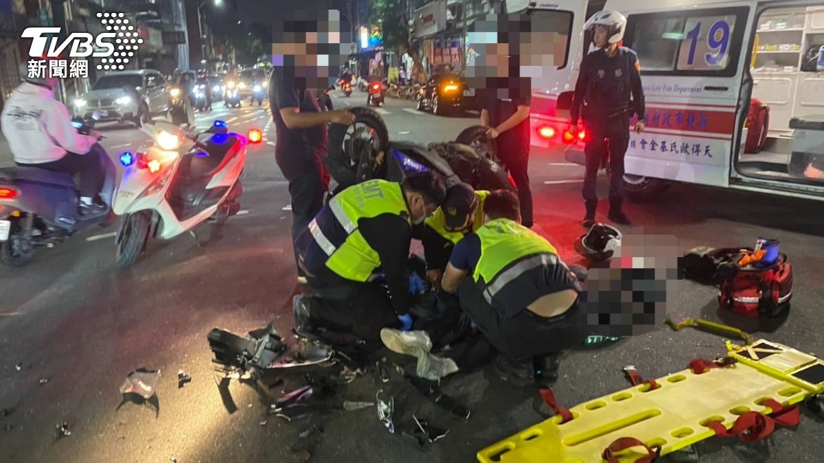 警消到場救援。(圖/TVBS)
