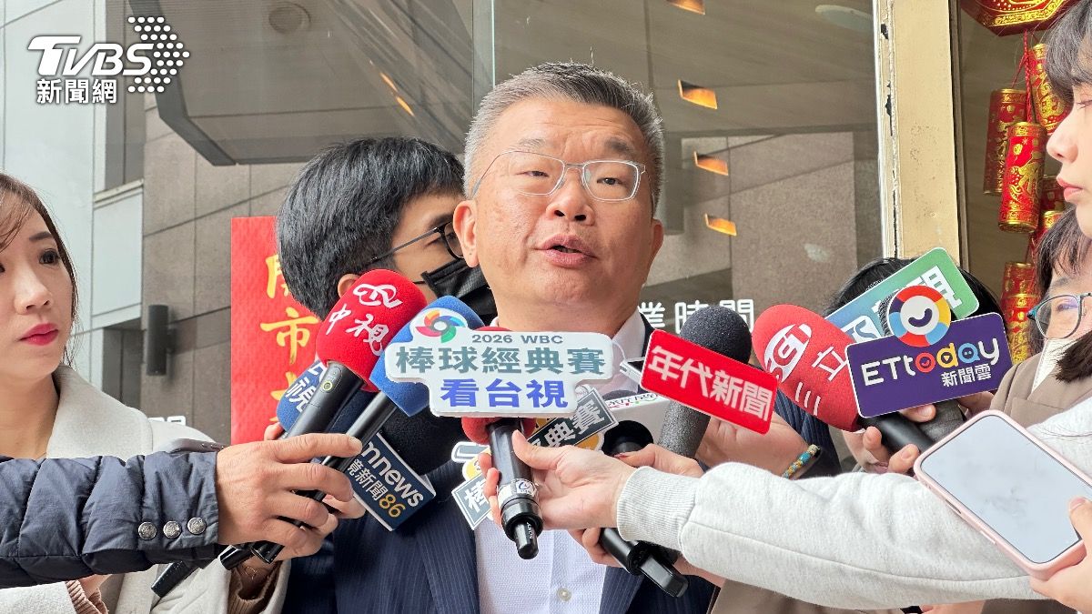 民進黨立法院黨團總召蔡其昌25日首次出席黨內中執會。（圖／潘袁詩羽攝）