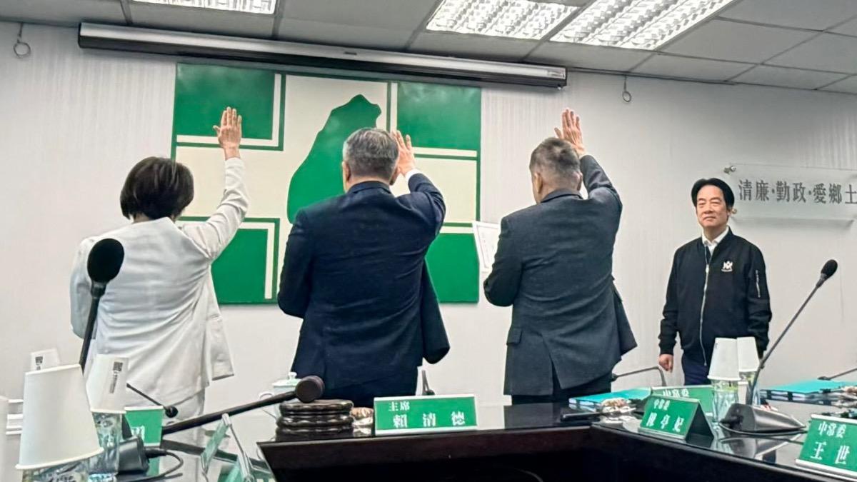接任黨團總召首次出席中執會!蔡其昌親曝與賴清德「溝通」內幕