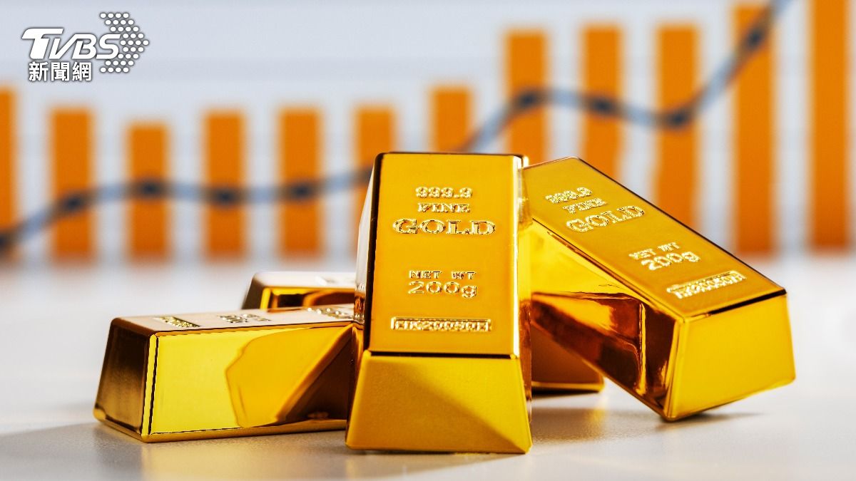 全球黃金價格25日出現反轉、上漲1%。(示意圖/達志影像shutterstock)