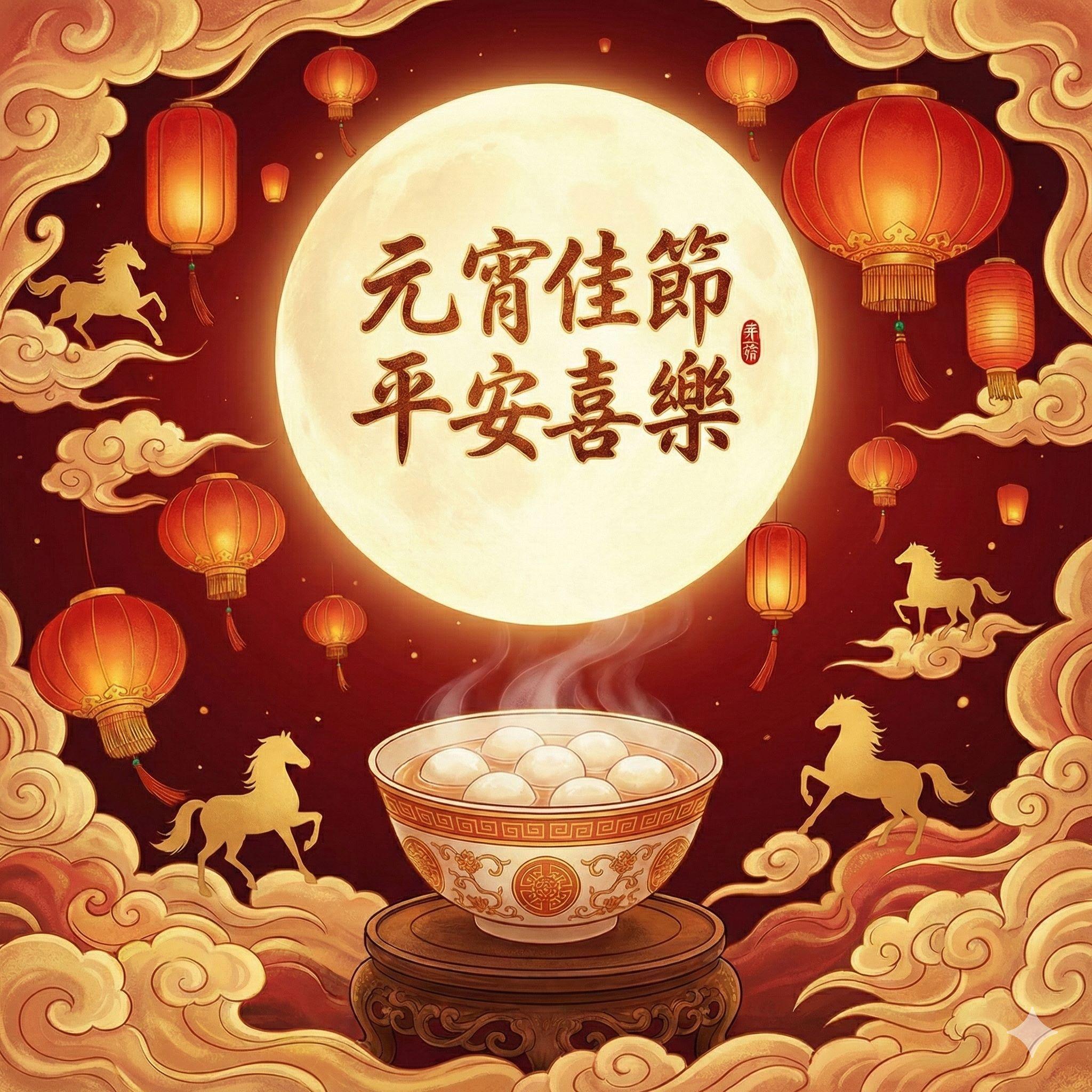 元宵節祝福圖-元宵節快樂-元宵節早安圖-元宵節長輩圖-元宵節賀圖