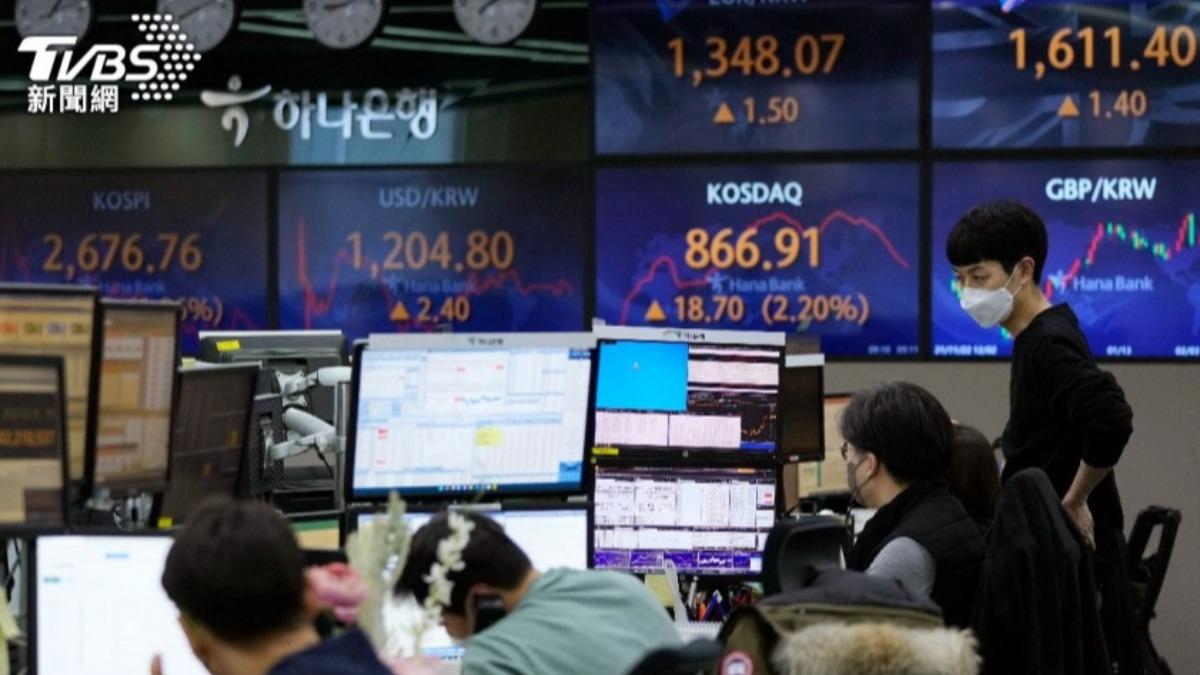 受人工智慧AI的激勵,南韓股市表現強勁,KOSPI指數一度破6100點創紀錄。(示意圖片/達志影像美聯社)