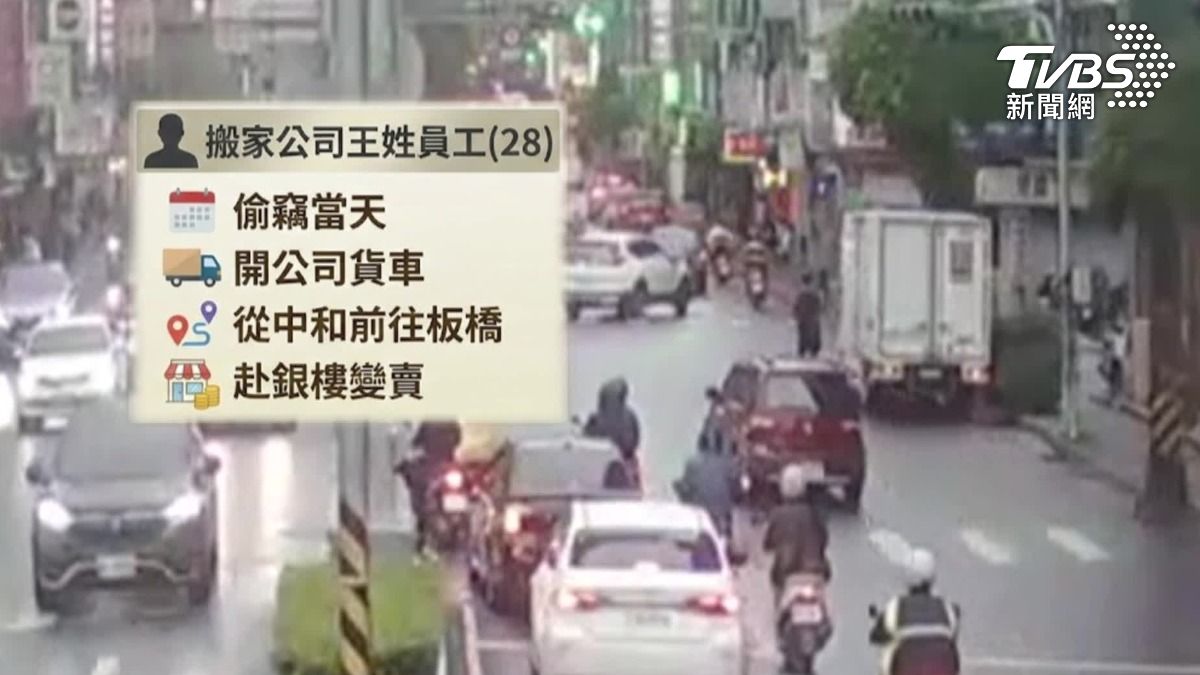 搬家公司員工偷竊當天直接拿去變賣。(圖/TVBS)