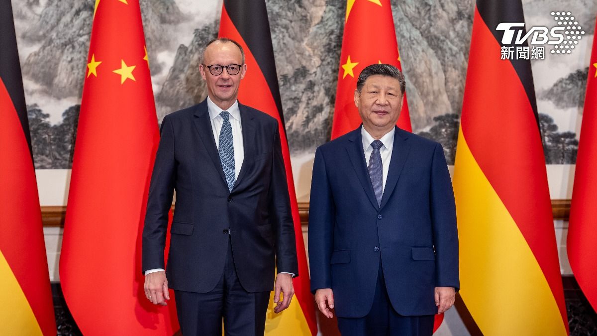 德總理梅爾茨訪中會習近平　籲對俄施壓並確保台海和平