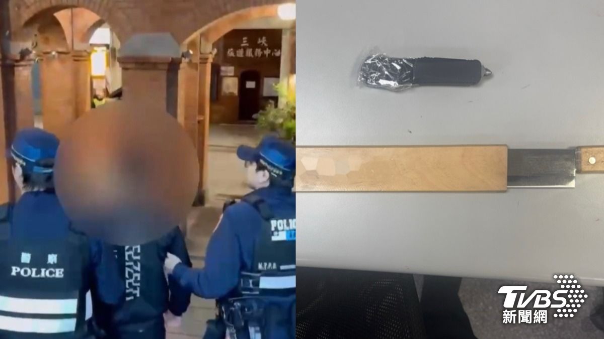 三峽恐怖砍人！不滿前主管告狀　男「突持雙刀」血濺工地