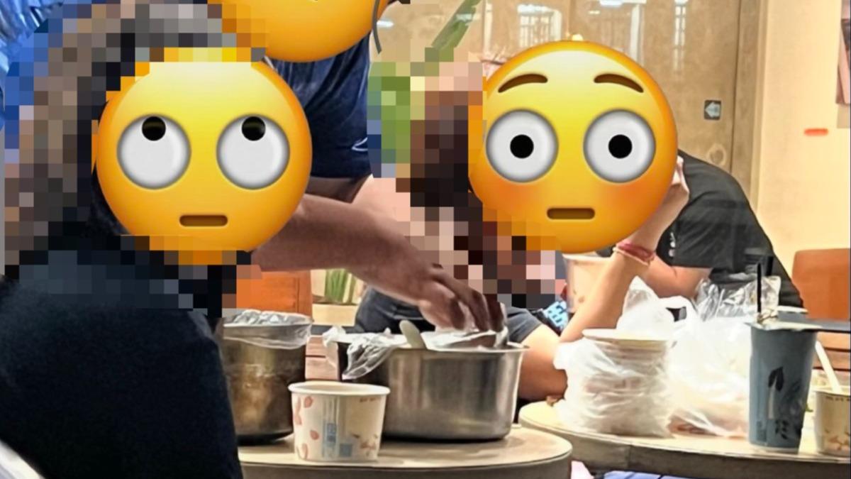 還在過年？高雄男女咖啡廳佔6桌嗨吃「自備大鍋菜」