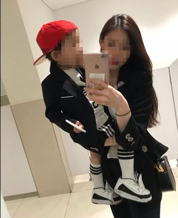 前妻痛訴小孩跟老母親都自己在照顧,申東澔毫無責任感。(圖/翻攝自韓網)