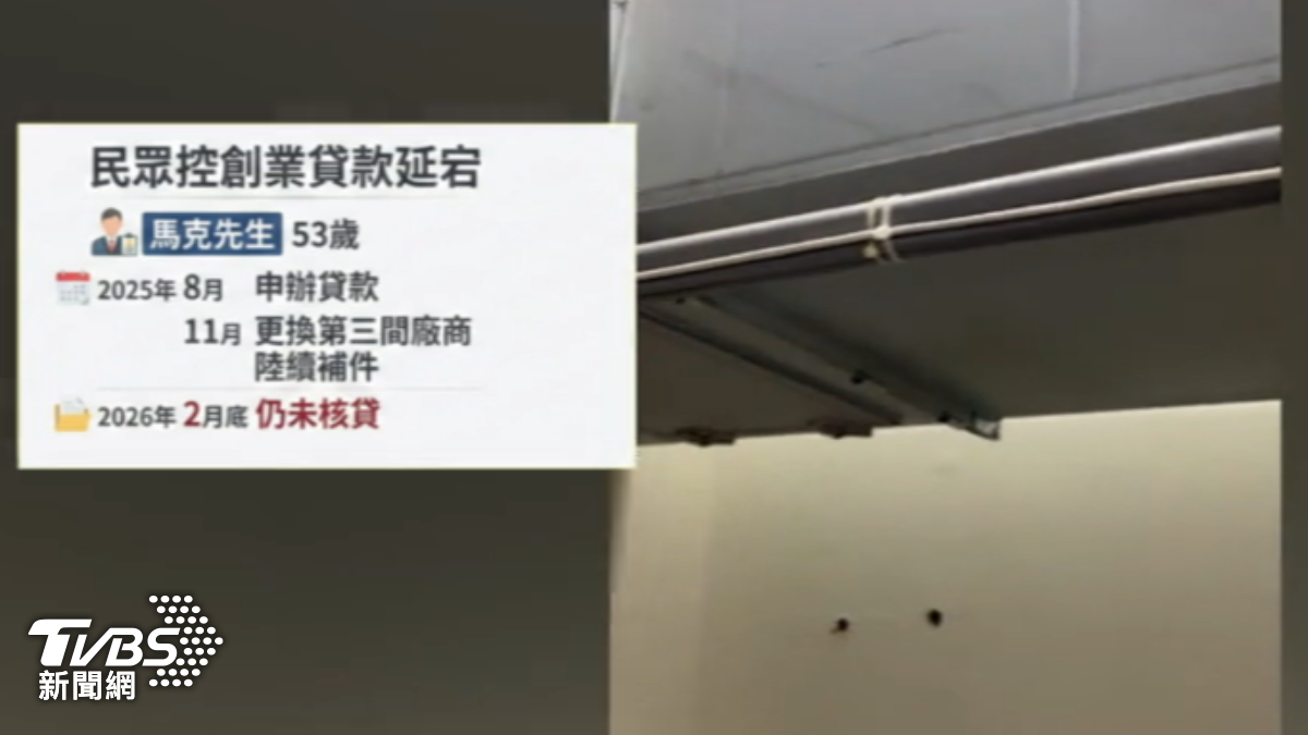 男控勞部核貸拖半年。(圖/TVBS)