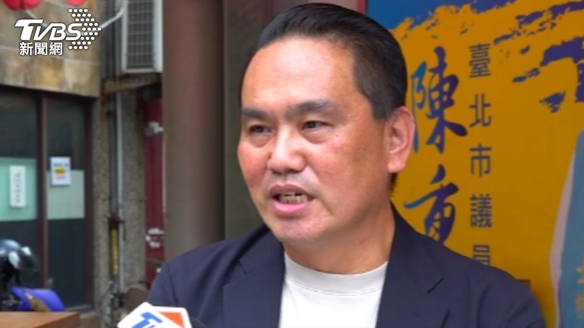 若無法披藍袍仍選到底? 陳重文:尊重黨機制。(圖/TVBS)