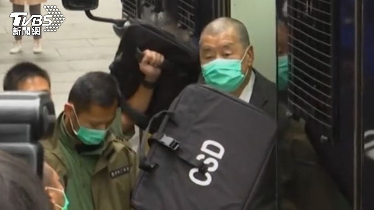 香港壹傳媒創辦人黎智英。(圖/TVBS)