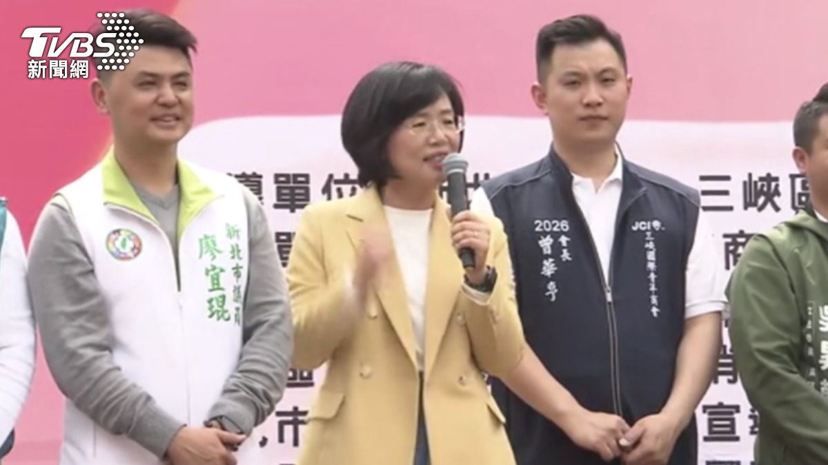 民進黨內參民調出爐!新北市長參選人蘇巧慧首勝國民黨籍的李四川,藍營立委酸:壯膽用。(圖/TVBS)