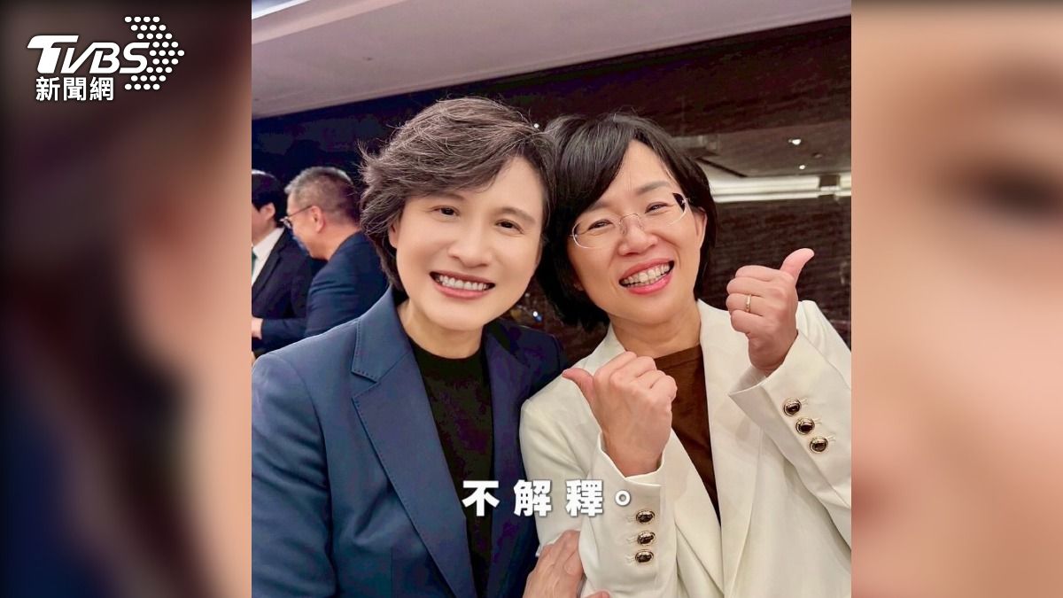 讚鄭麗君是「立院好戰友」,綠營雙北夢幻組合仍待女主角點頭。(圖/蘇巧慧Threads)