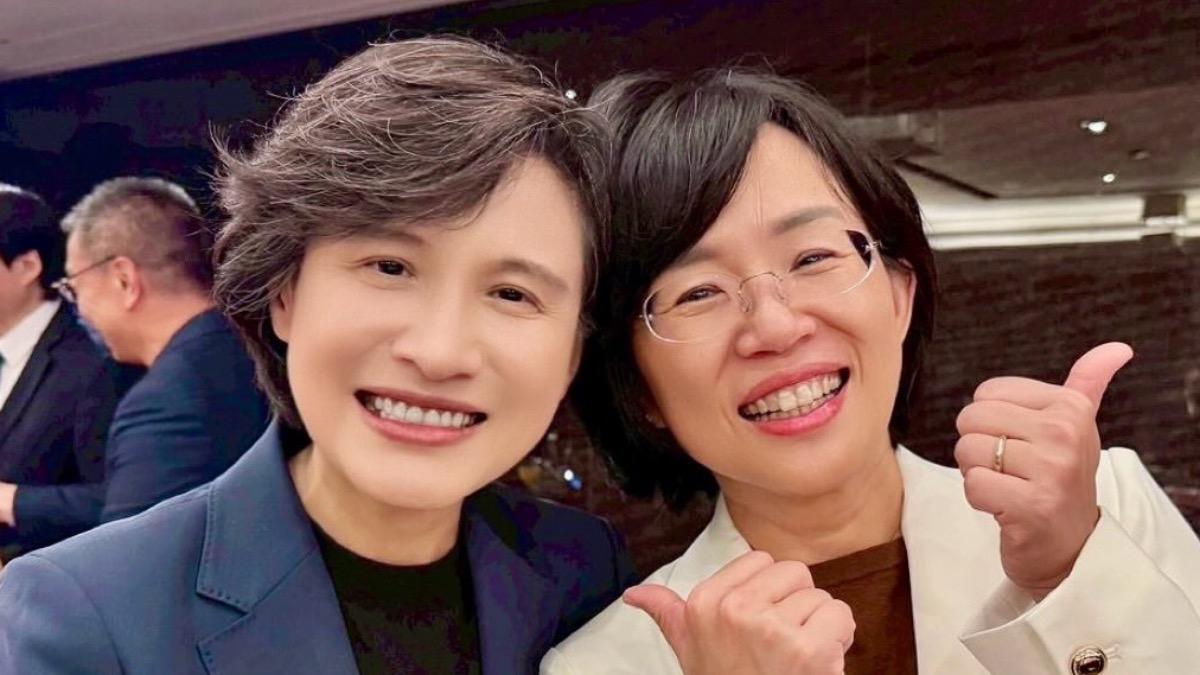 鄭麗君選北市穩了?蘇巧慧貼合照喊「不解釋」:未來有很多挑戰