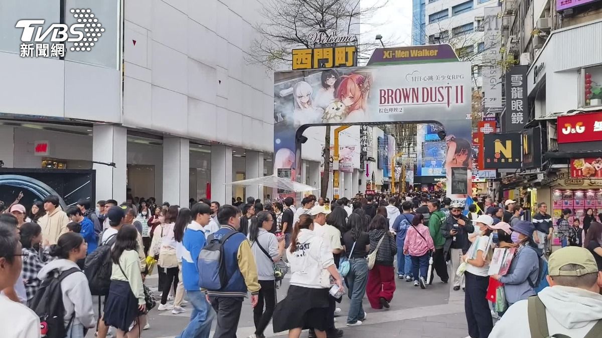 麻疹個案可傳染期活動足跡有到西門町。(圖/TVBS)
