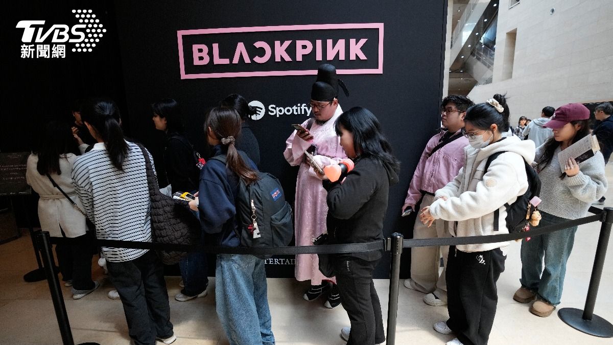 南韓女團BLACKPINK強勢回歸，還與南韓國立中央博物館合作，辦試聽會。(圖／達志影像美聯社)