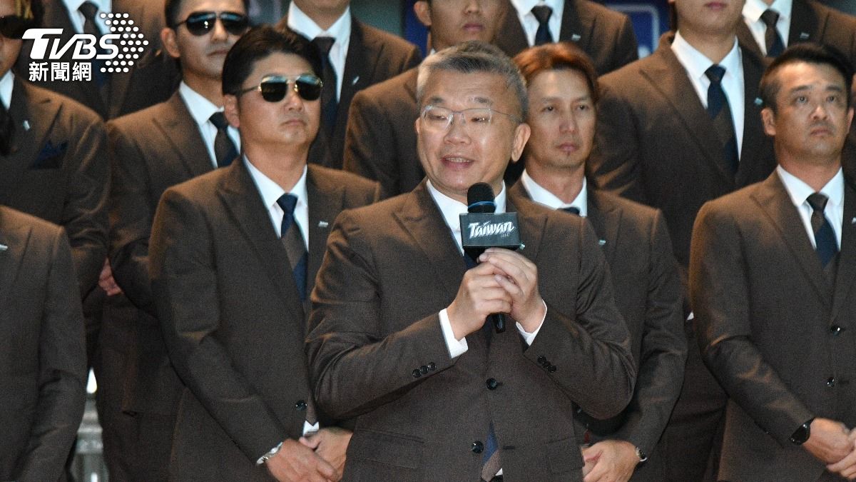 中華職棒會長蔡其昌。（圖／胡瑞麒攝）