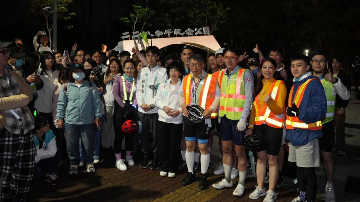 健身有成?黃國昌耗近22小時完成一日北高「騎沒多久就抽筋」