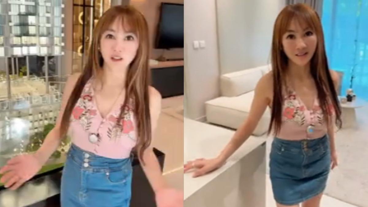 女星王宥忻砸800萬在杜拜置產。(圖/截自王宥忻影片)