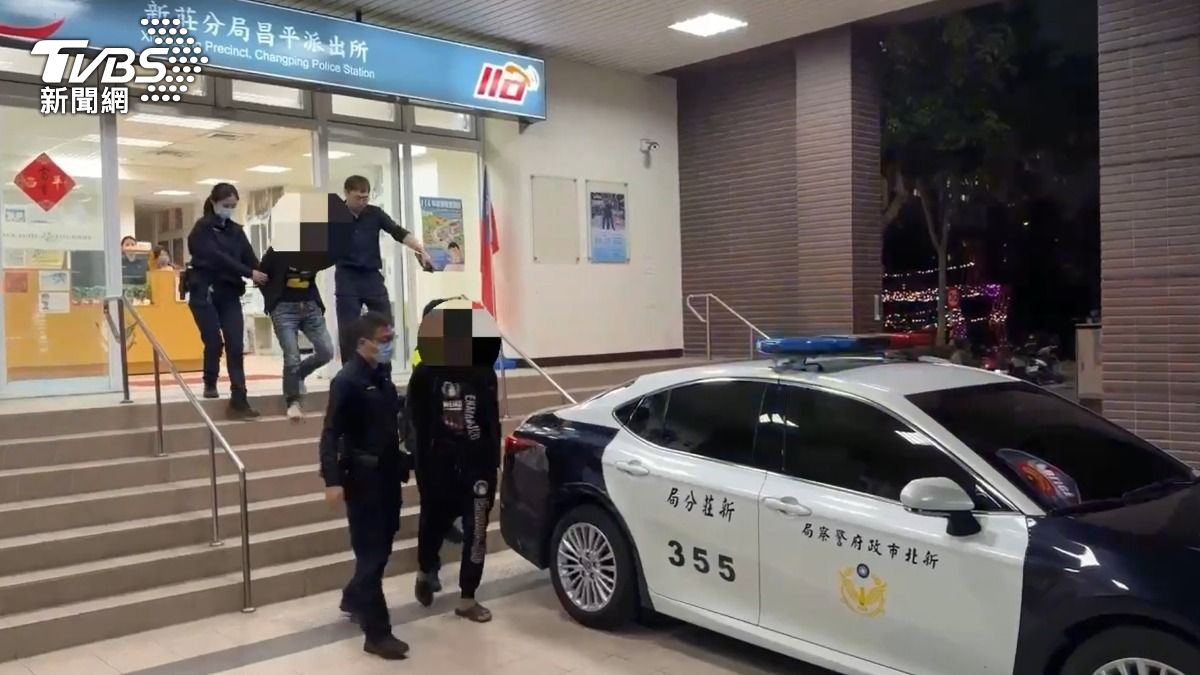 母子兩人被警方移送法辦。(圖/TVBS)