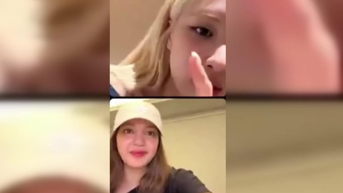 BLACKPINK直播些許混亂笑翻粉絲。（圖／翻攝IG）