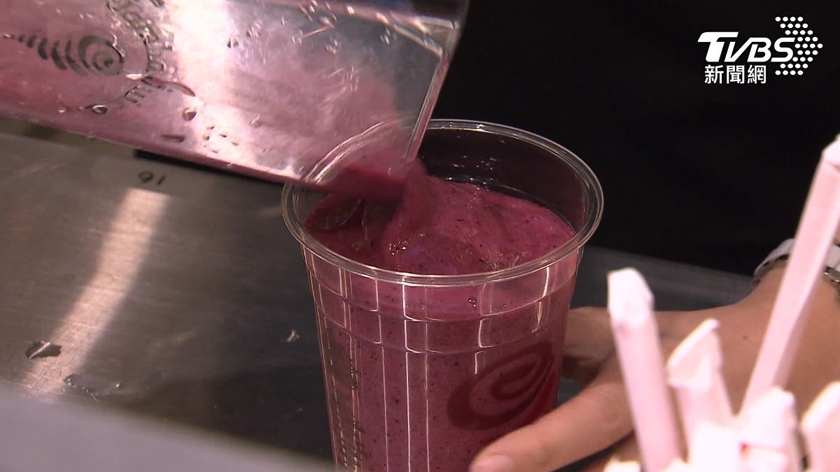 來自美國加州的果昔品牌「Jamba Juice」撤台。（圖／TVBS）