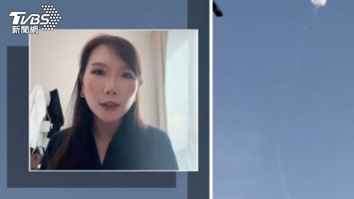 旅居杜拜台灣人米娜。（圖／TVBS）