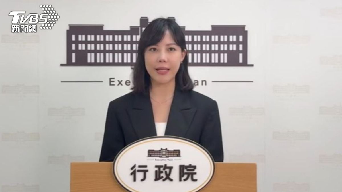 行政院發言人李慧芝。（圖／TVBS）