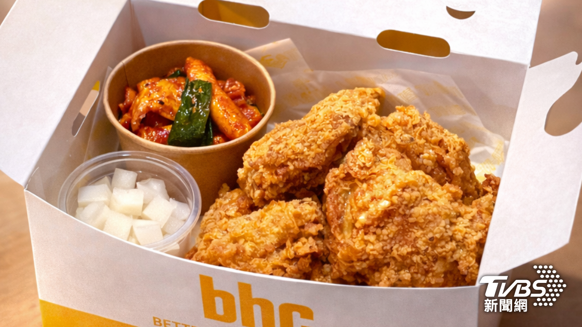 直播派對能買到各國美食外帶餐。（圖／TVBS）