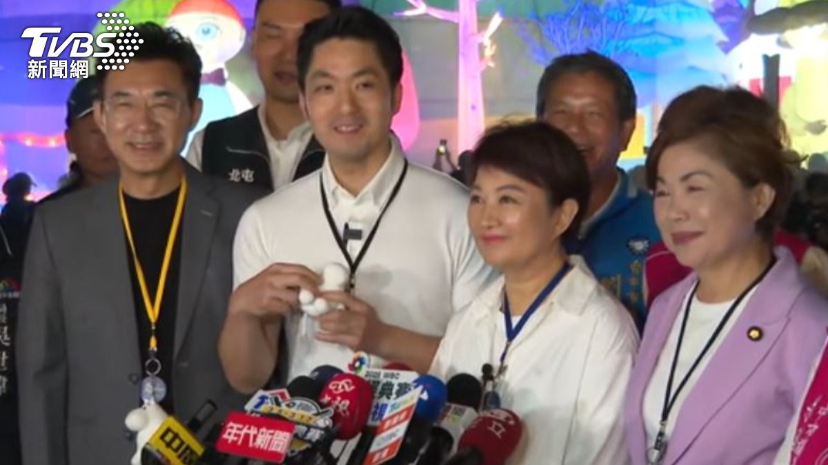 台北市長蔣萬安與台中市長盧秀燕。(圖/TVBS)