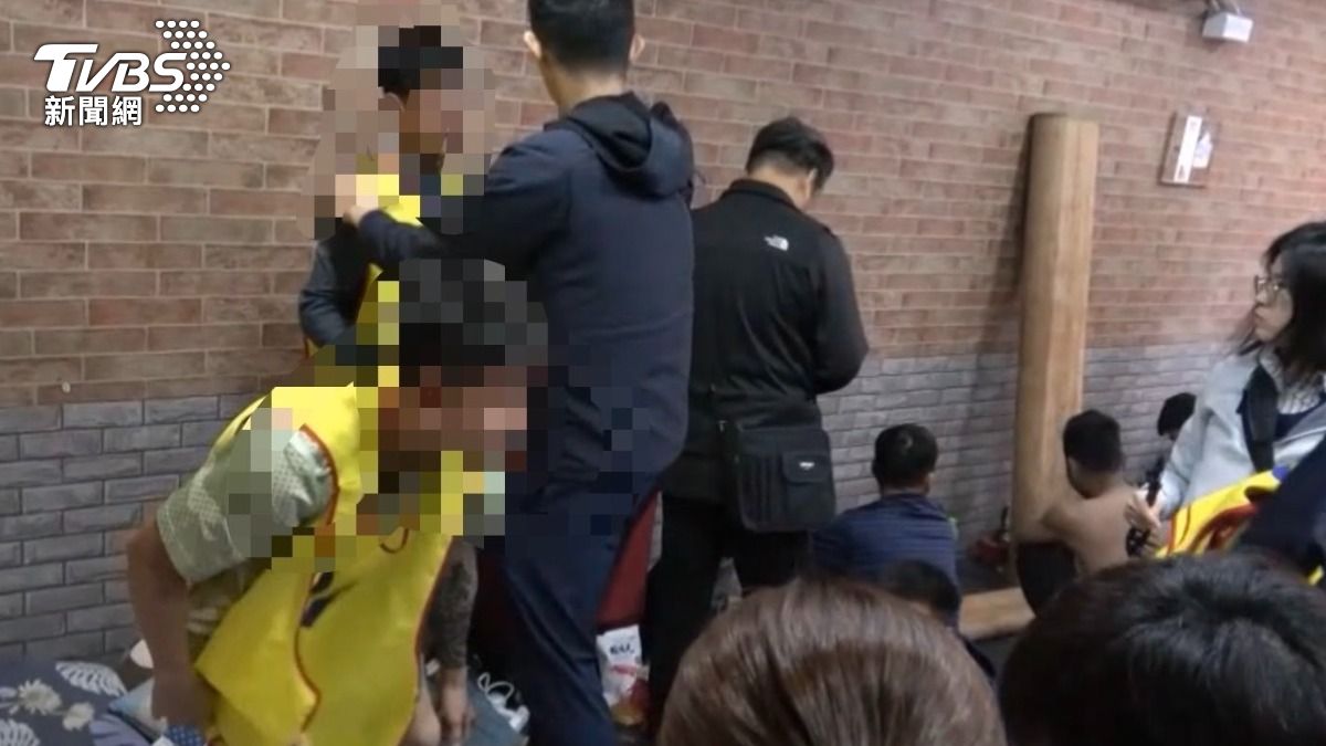 逃逸移工遭逮捕。(圖/TVBS)