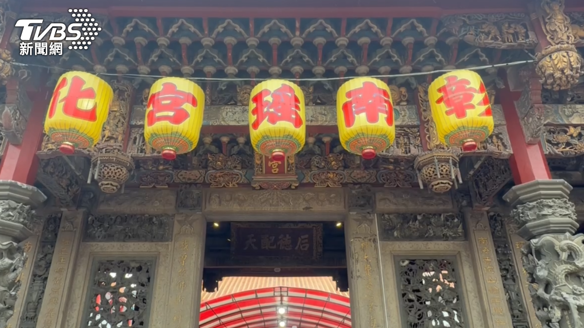南瑤宮是在地著名的媽祖信仰中心。(圖/TVBS)