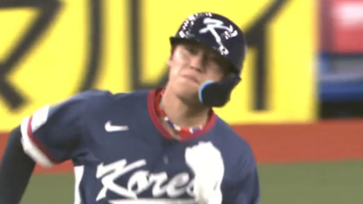 韓國金倒永連兩場熱身賽開轟。(圖/愛爾達電視提供)