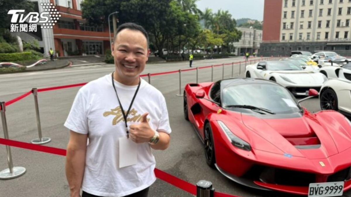 LaFerrari得標者是弘達國際汽車董事長謝瑞益。（圖／TVBS）