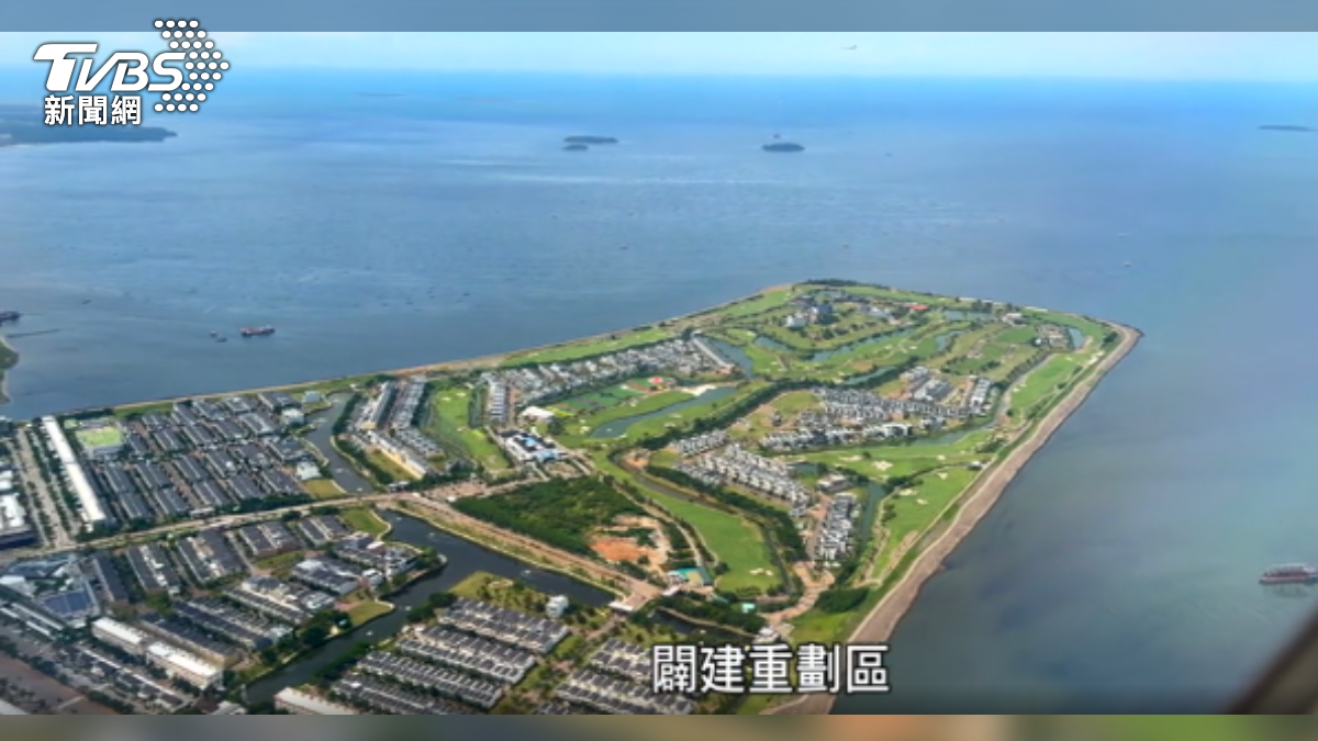印尼雅加達近年闢建的主題商業區PIK2,因為鄰近國際機場,具品牌展示指標,吸引不少大陸餐飲來插旗。(圖/TVBS)