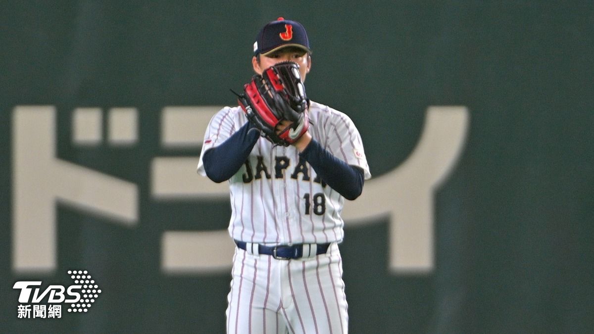 日本隊王牌山本由伸先發對台灣。（圖／胡瑞麒攝）
