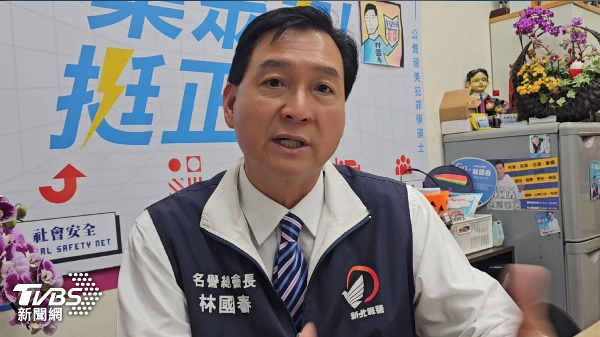 林國春指出,該公司利用求職者急於就業的心理,購買高於市價兩倍的商品,形同將銷售風險轉嫁給求職者。(圖/TVBS)