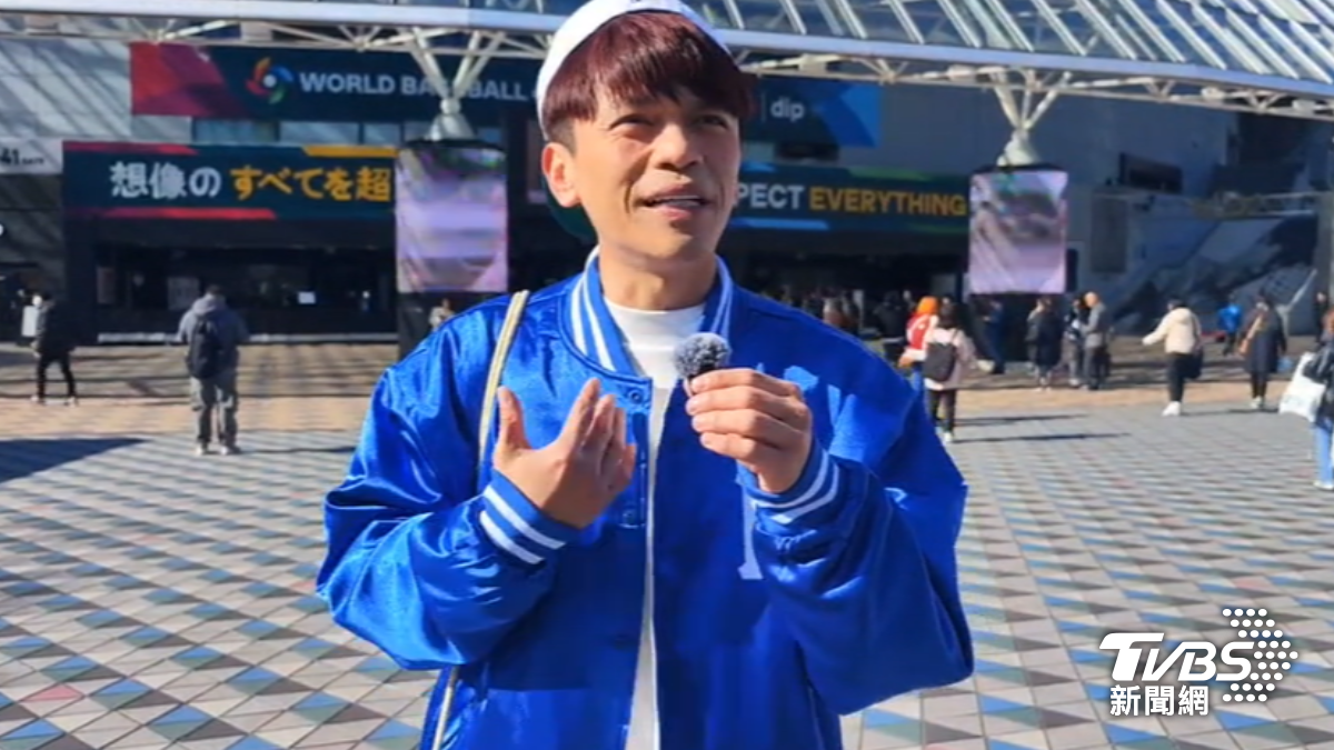 蔡阿嘎抵達東京。（圖／TVBS）