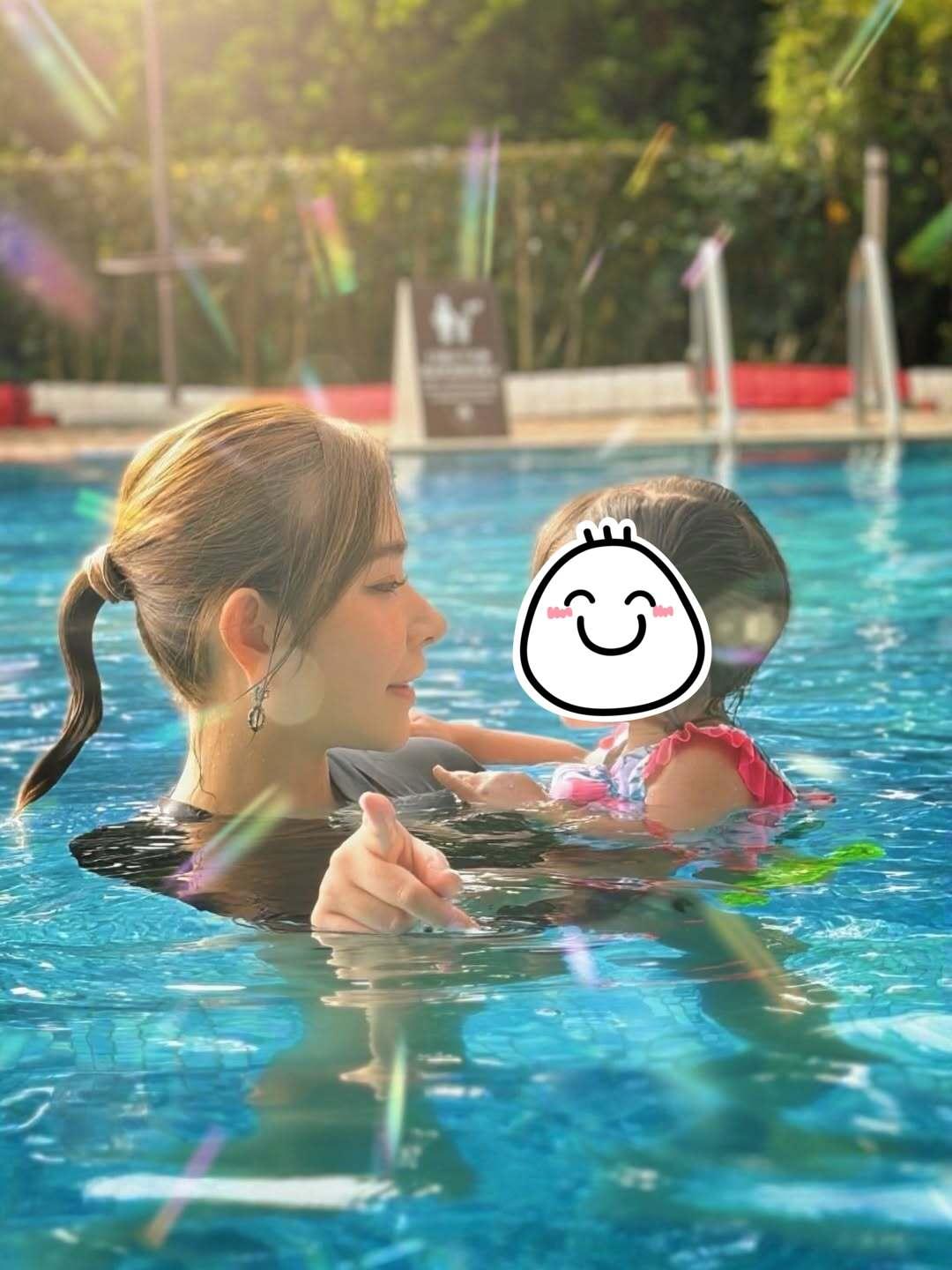 許維恩為了女兒,堅強面對癌症。(圖/翻攝自IG@sharon701111)