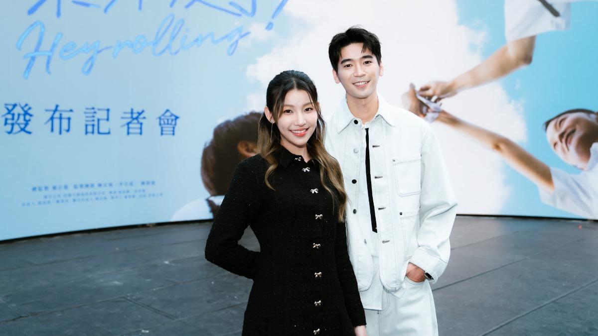 《再不拍就來不及了!》由涂善存(右)與采子擔任男女主角。(圖/好咖文創、世新大學提供)