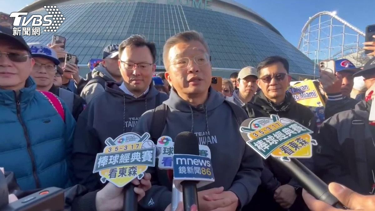 中職會長蔡其昌表示,李灝宇目前已經緊急進行MRI檢查。(圖/TVBS)