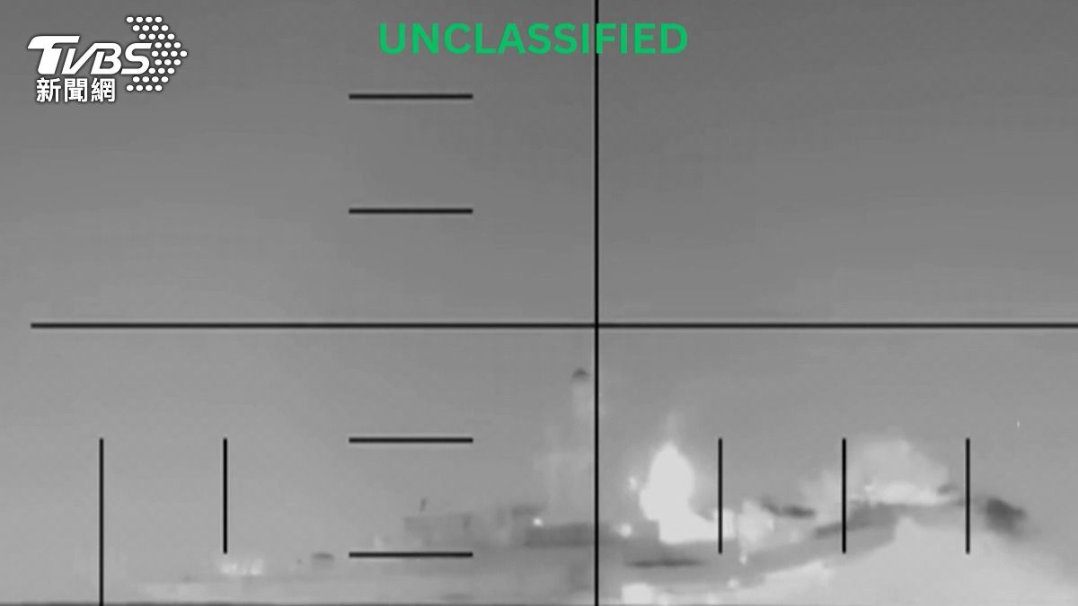 美國國防部證實,美軍潛艦使用魚雷在印度洋擊沉一艘伊朗軍艦。(圖/達志影像美聯社)
