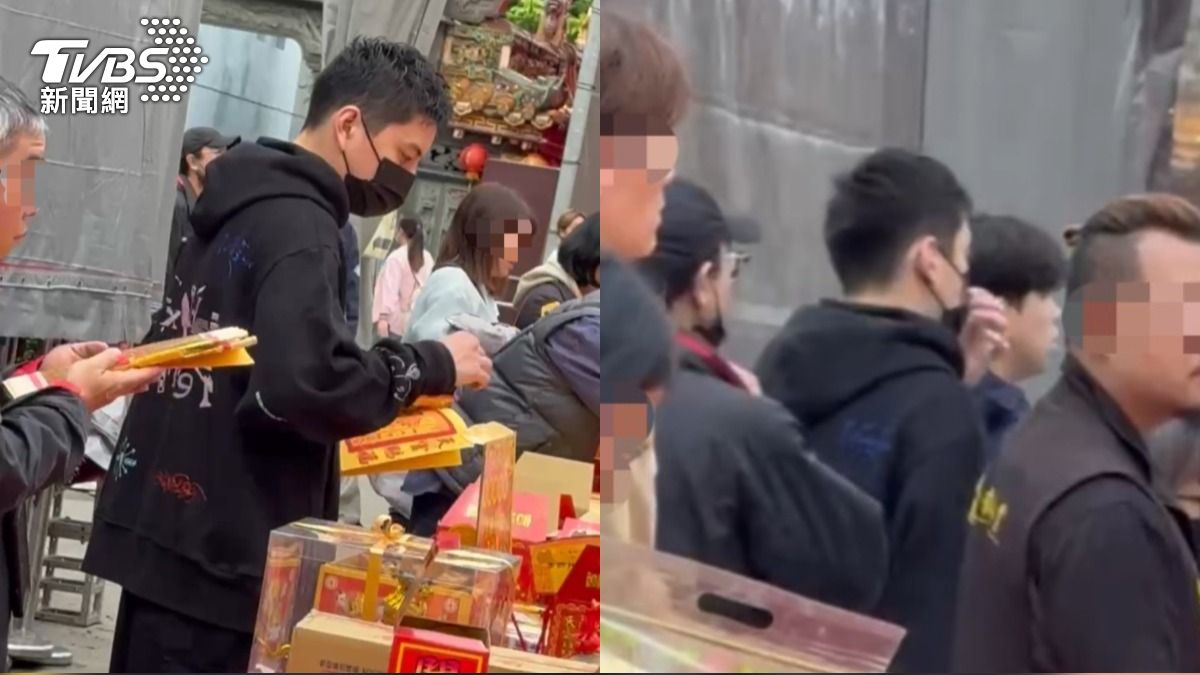 獨／神明會答應嗎？王大陸閃兵又捲毆人案　「天赦日」低調現身奉天宮求改運